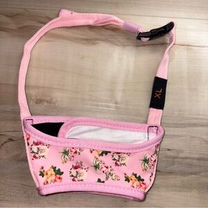 Floral Pink Dog Harness by Heele XL